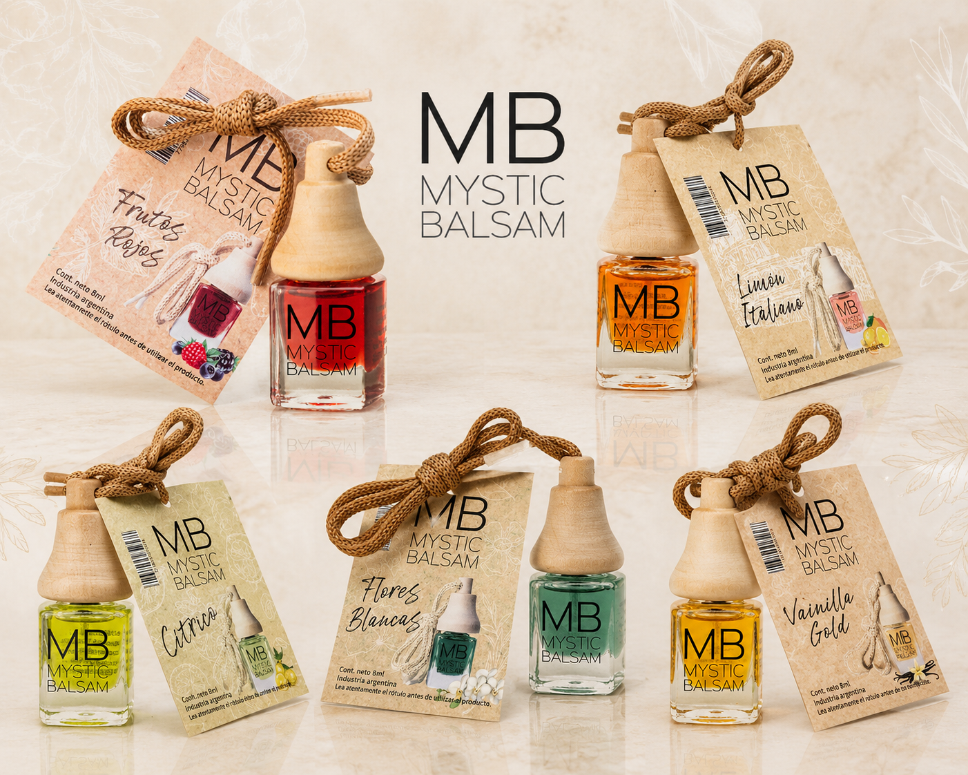 Imagen de PERFUME COLGANTE MB Mystic Balsam (Fragancias surtidas) **