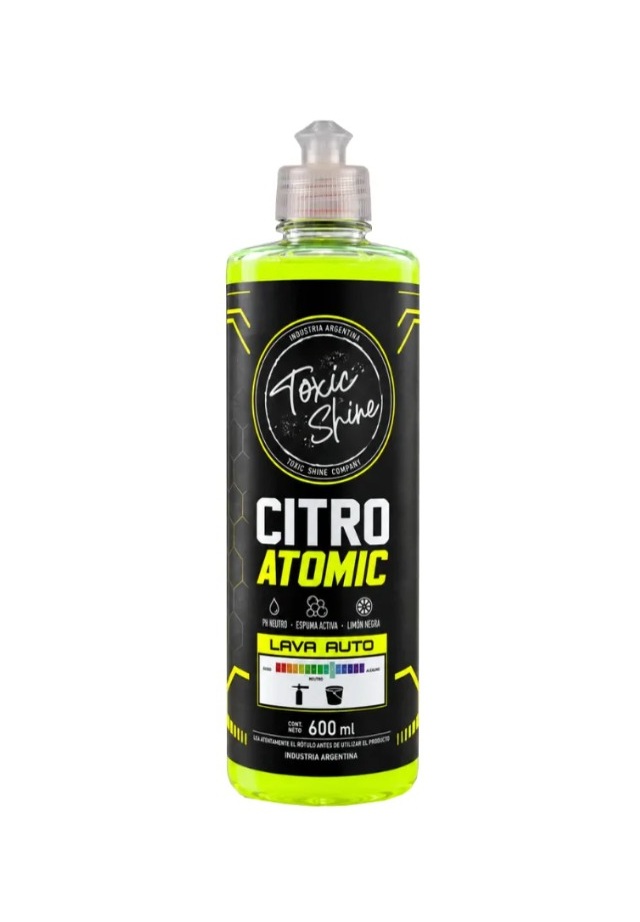 Imagen de SHAMPOO CITRO ATOMIC 600 ml (Toxic Shine) **